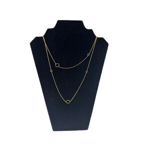 Women's Gorjana Quinn Delicate Wrap Necklace in Gold One Size